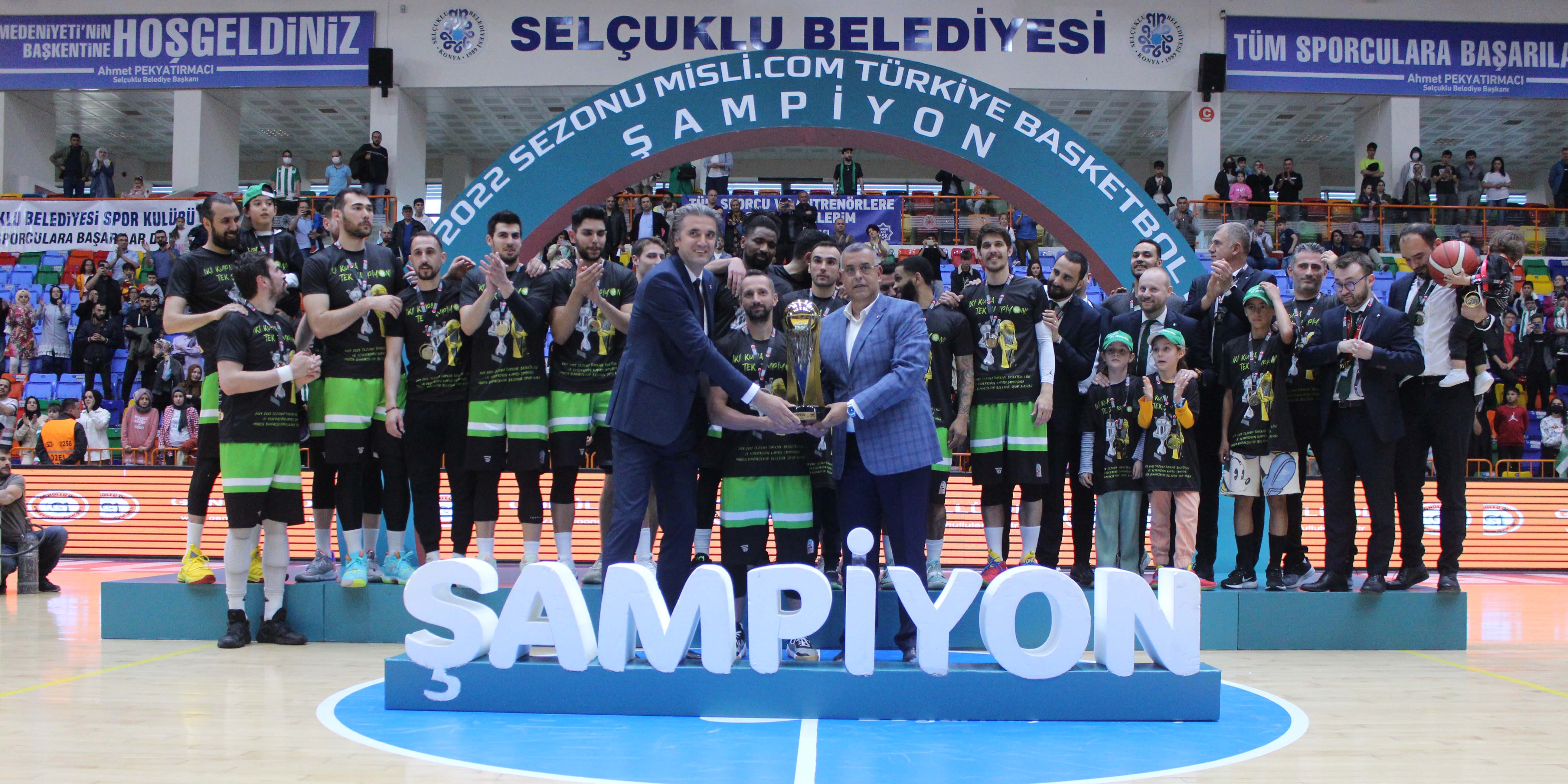 Misli.com TBL’de Şampiyon: Manisa Büyükşehir Belediye Spor